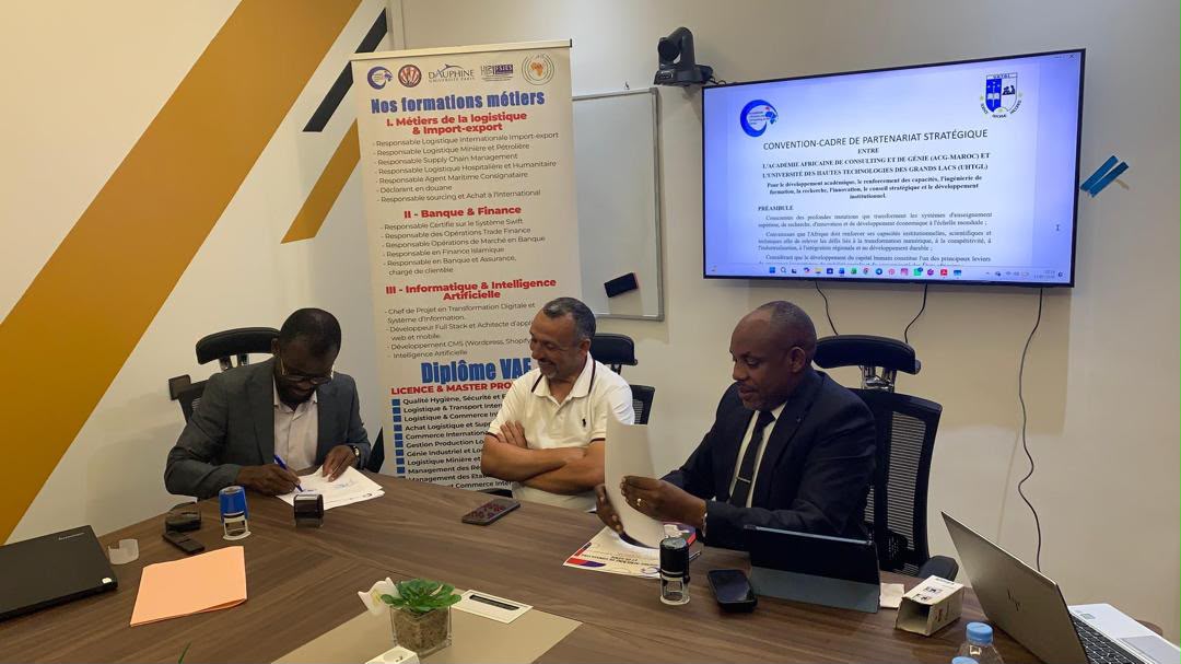 Coopération académique : L’UHTGL scelle un partenariat stratégique au Maroc et annonce 500 demi-bourses pour les étudiants congolais